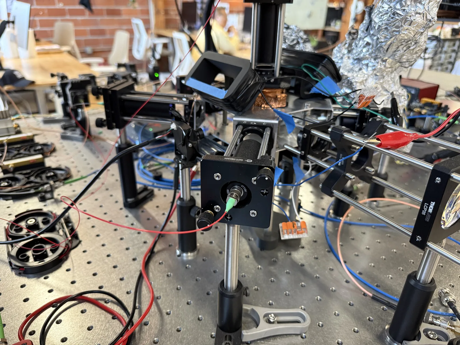 colldd rubidium atoms for acoustoptic